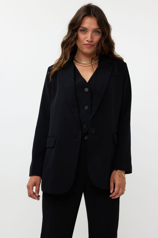 Ydence Blazer Maisie Black Stretchshop.nl