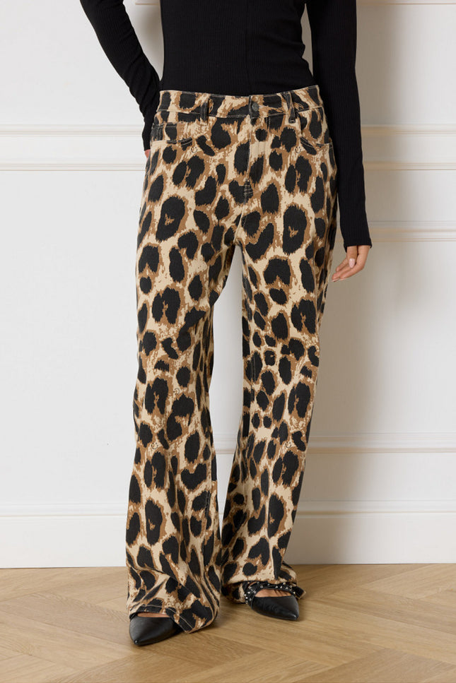 Refined Department Jeans sunny leopard R2412175633 Stretchshop.nl