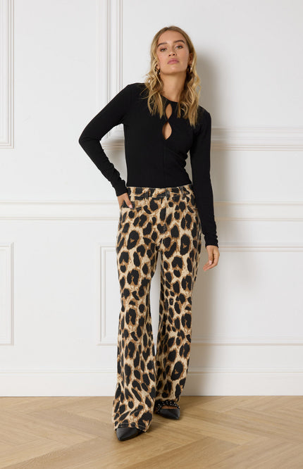 Jeans sunny leopard R2412175633