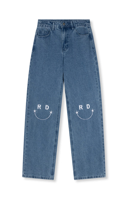 Refined Department Jeans smiley hannah blue denim Stretchshop.nl