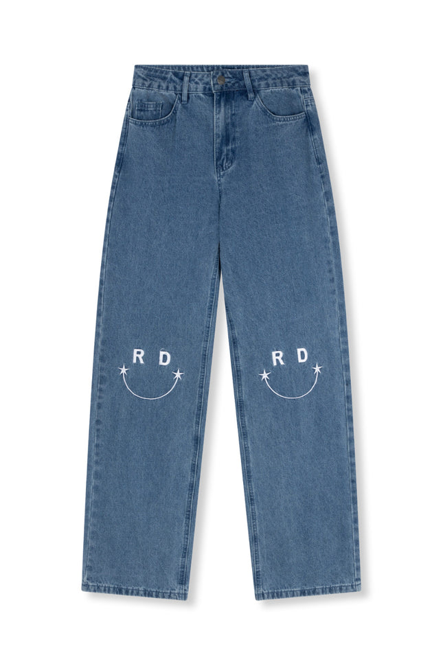 Refined Department Jeans smiley hannah blue denim Stretchshop.nl