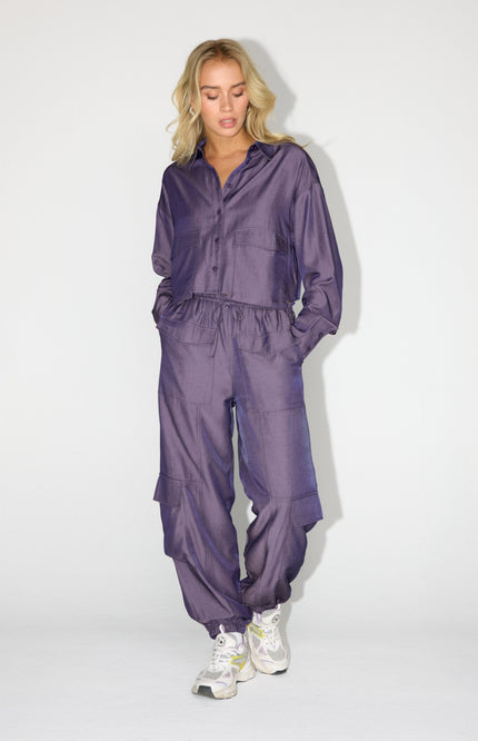 Refined Department Broek vikki purple Stretchshop.nl