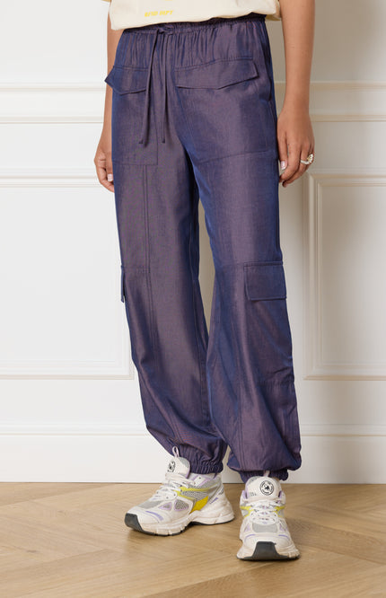 Refined Department Broek vikki purple Stretchshop.nl