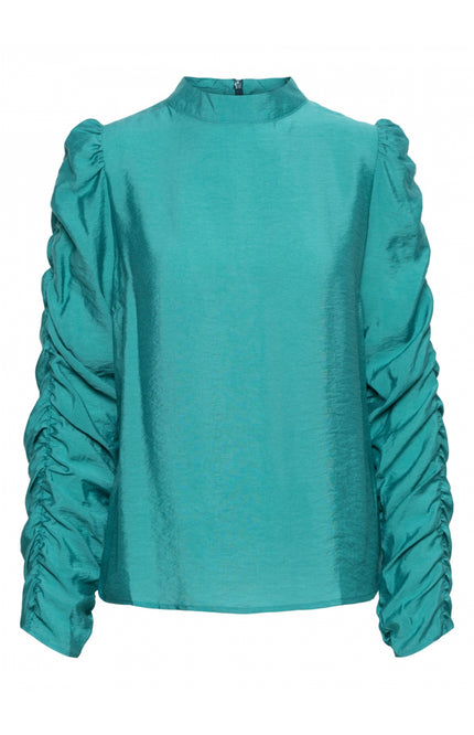 &Co woman Blouse evie mineral green BL304 Stretchshop.nl