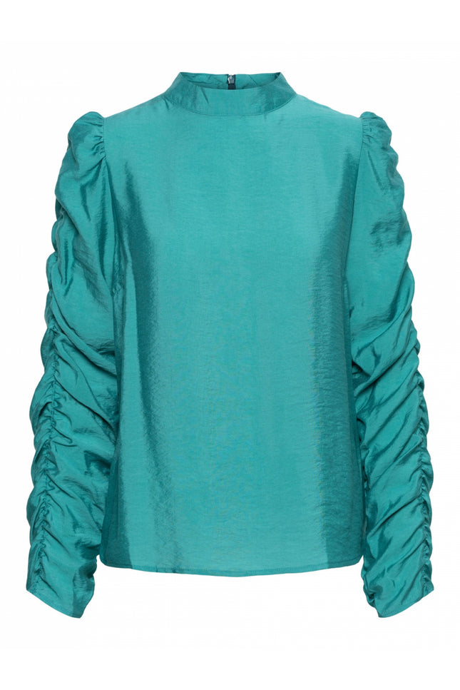 &Co woman Blouse evie mineral green BL304 Stretchshop.nl