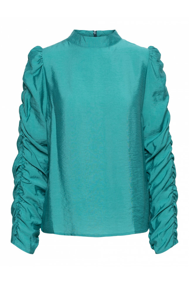 &Co woman Blouse evie mineral green BL304 Stretchshop.nl