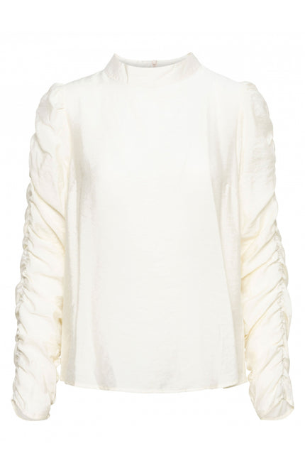 &Co woman Blouse evie cream BL304 Stretchshop.nl