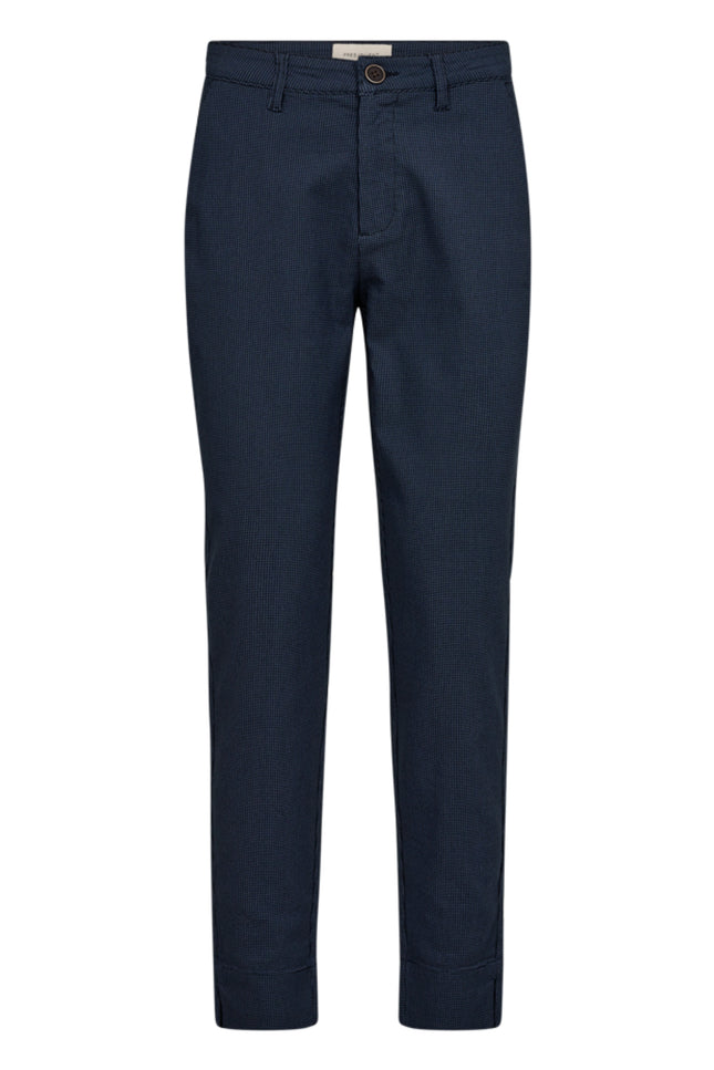 Freequent Broek fqrex Indigo Navy Stretchshop.nl