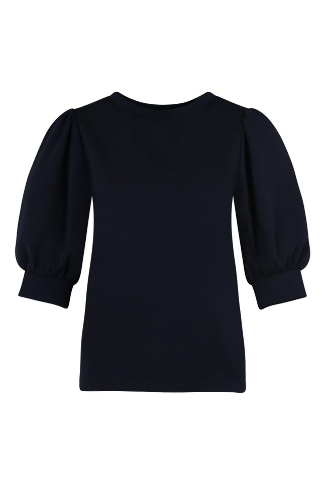 Elvira Casuals Top izzy navy 24-063 Stretchshop.nl