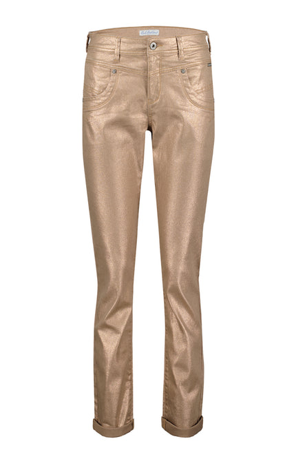 Red Button Broek relax sparkle bronze SRB4289 Stretchshop.nl