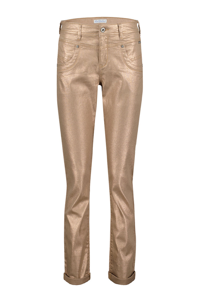 Red Button Broek relax sparkle bronze SRB4289 Stretchshop.nl