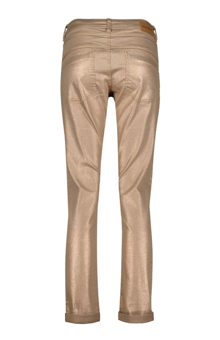 Red Button Broek relax sparkle bronze SRB4289 Stretchshop.nl