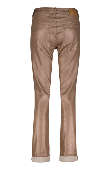 Red Button Broek relax grey copper SRB4289 Stretchshop.nl