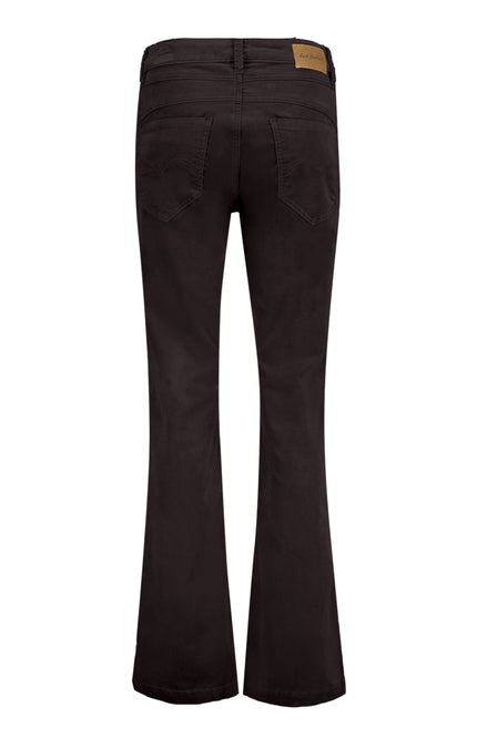 Red Button Broek bibette velvet deepbrown SRB4319 Stretchshop.nl