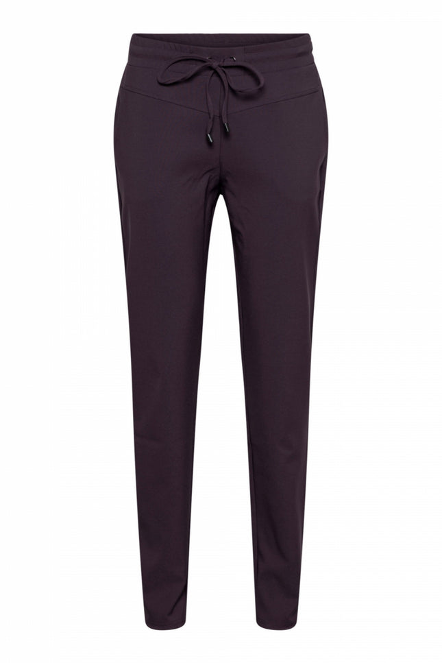 &Co woman Broek penny comfort bordeaux PA216-1 Stretchshop.nl