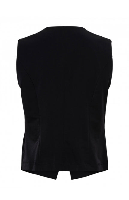 &Co woman Travel gilet priya black GL100 Stretchshop.nl