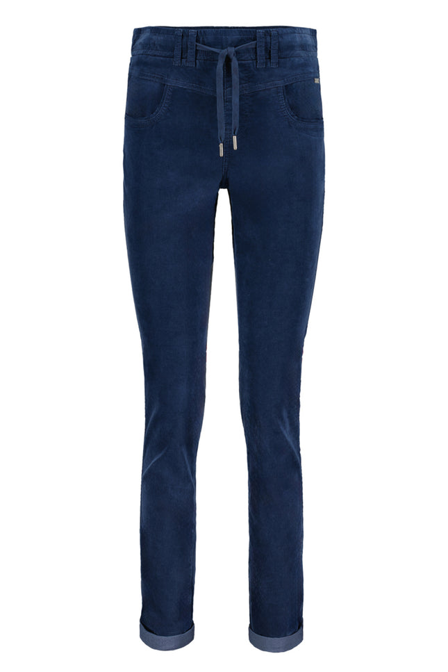 Red Button Broek Tessy velvet jeans blue  SRB4322 Stretchshop.nl