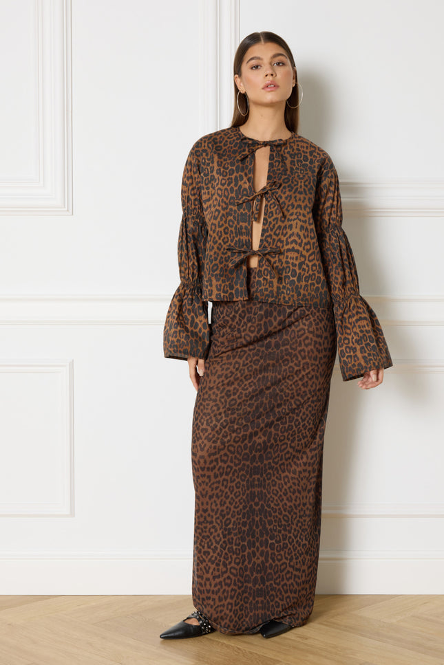 Refined Department Rok Jasmijn Maxi Leopard Stretchshop.nl