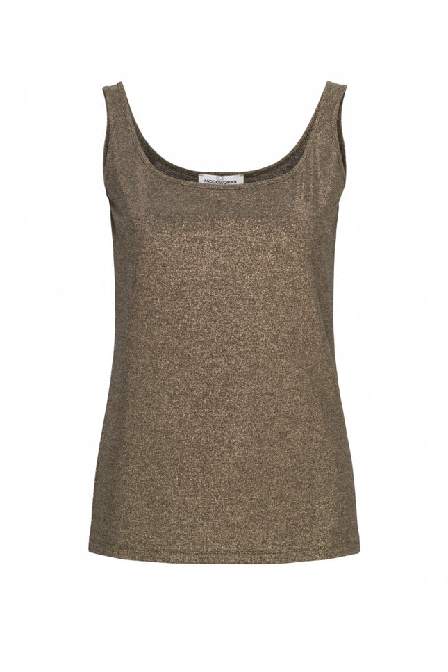 &Co woman Top vesper lurex gold SG106 Stretchshop.nl