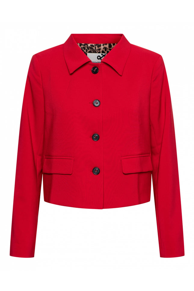 &Co woman Blazer cameron red BZ160 Stretchshop.nl