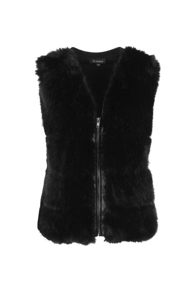 G-maxx Gilet Effie Black Stretchshop.nl