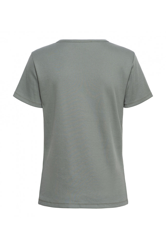 &Co woman Top savi Embro Khaki TS265 Stretchshop.nl