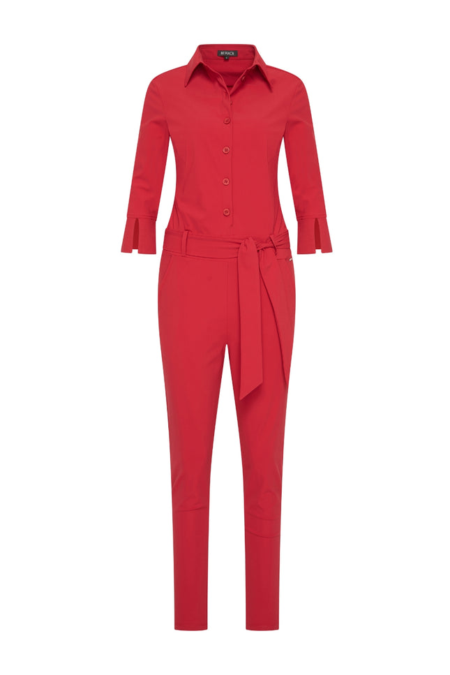 Travel jumpsuit dark red 202033