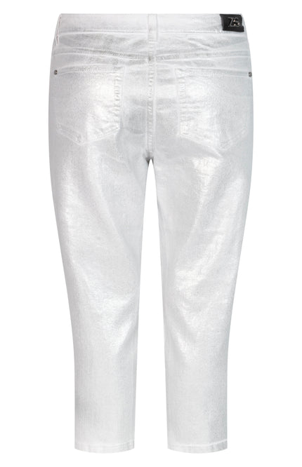 Zoso Capri jeans maggy white 242 Stretchshop.nl