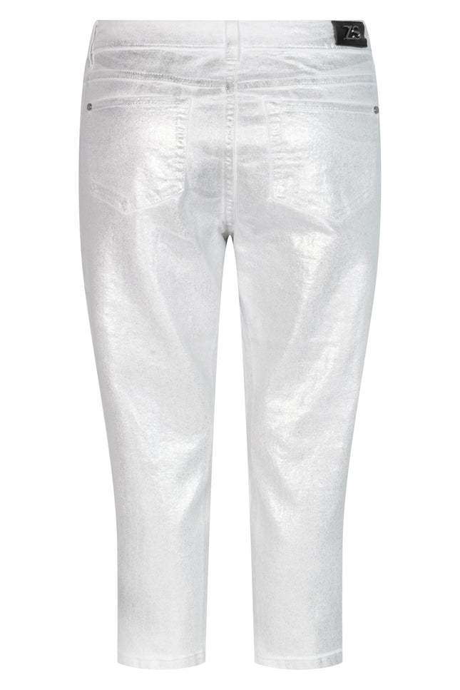 Zoso Capri jeans maggy white 242 Stretchshop.nl