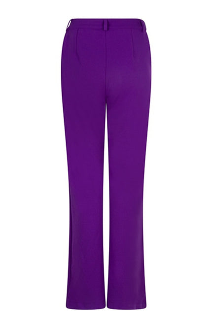 Lofty Manner Broek lina purple Stretchshop.nl