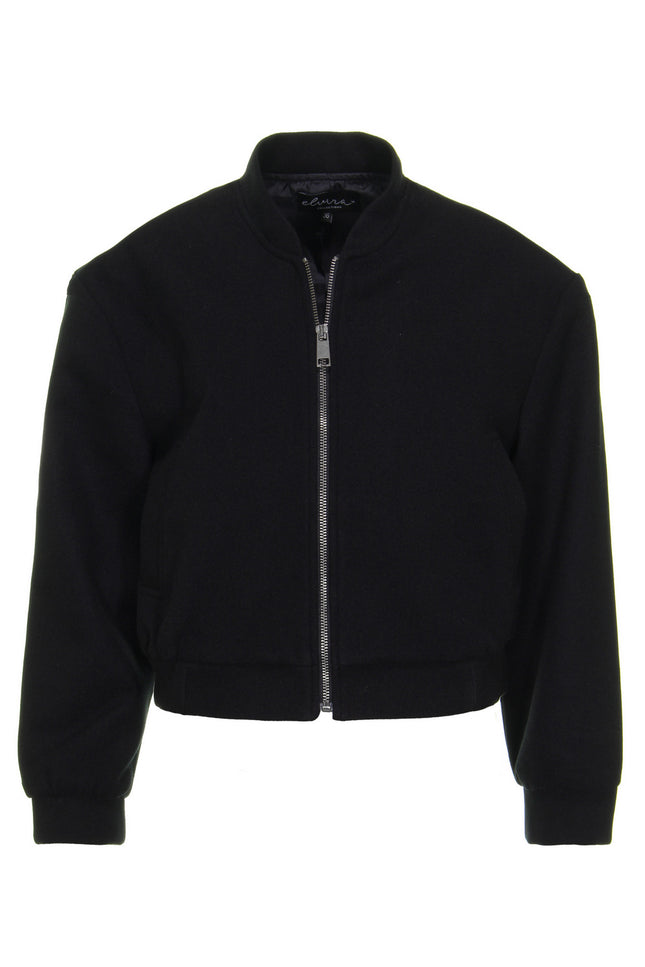 Elvira Casuals Jacket leyla black 24-028 Stretchshop.nl