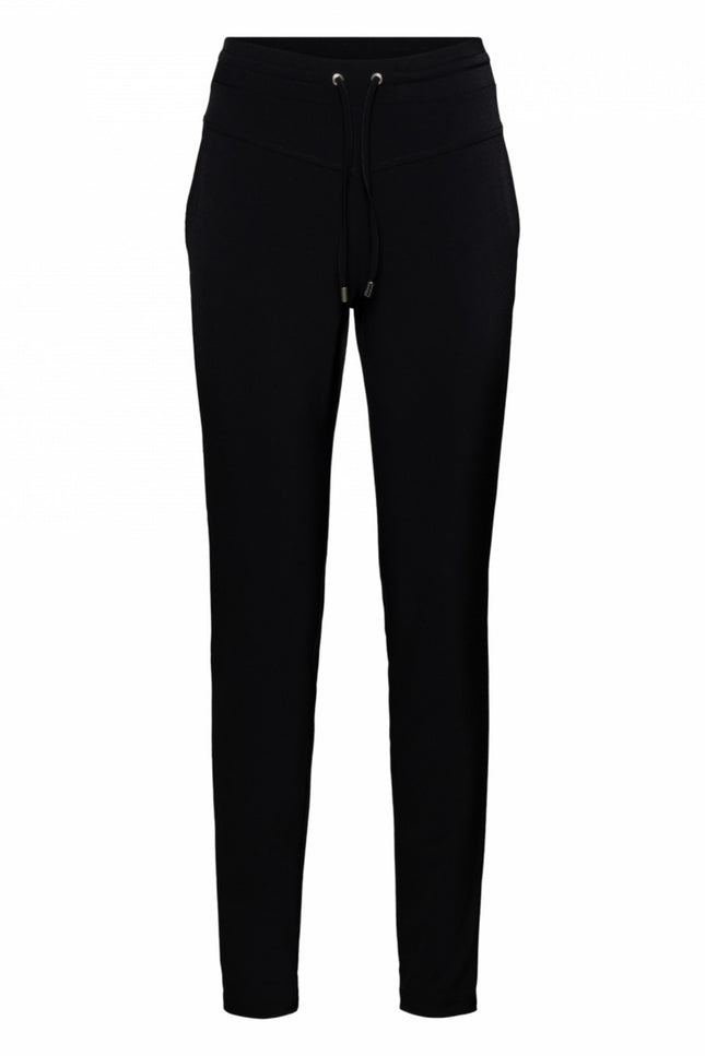 &Co woman Travel broek penny zwart Stretchshop.nl