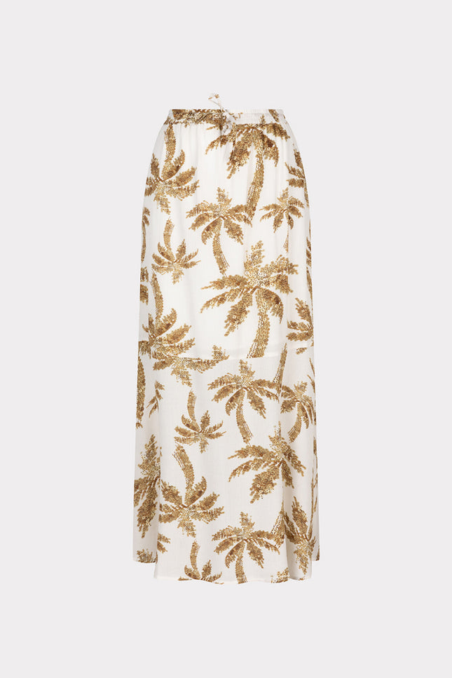 EsQualo Rok paradise palm print 14223 Stretchshop.nl