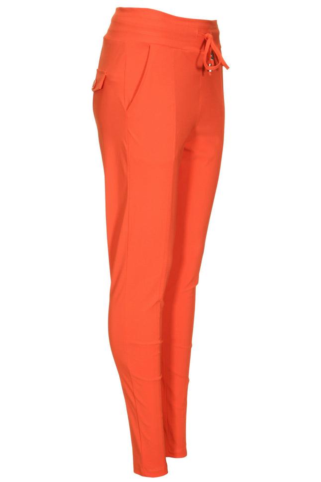 Mi Piace Travel broek orange 202016 Stretchshop.nl