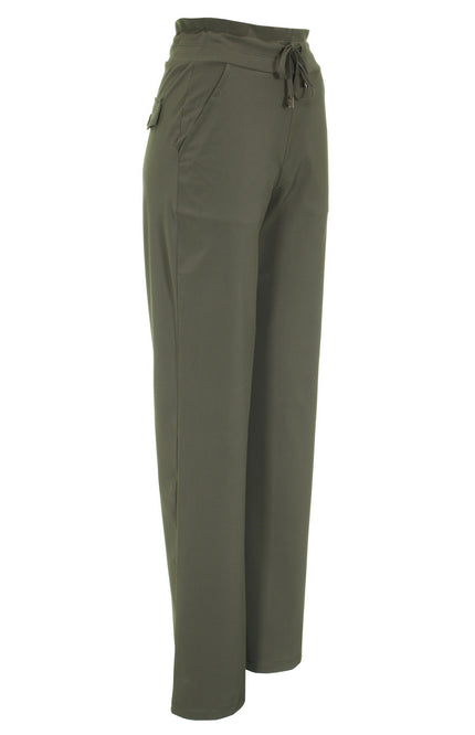 Mi Piace Travel broek flared deep depth 202089 Stretchshop.nl