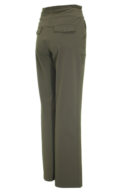 Mi Piace Travel broek flared deep depth 202089 Stretchshop.nl