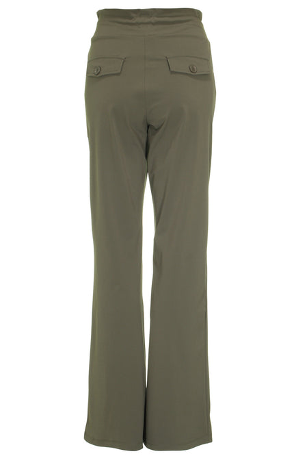 Mi Piace Travel broek flared deep depth 202089 Stretchshop.nl