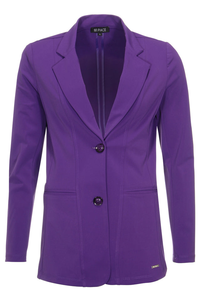 Mi Piace Travel blazer purple 202102A Stretchshop.nl