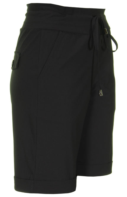 Mi Piace Travel short zwart 202423 Stretchshop.nl