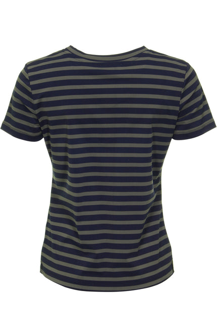 Mi Piace Travel top deep depth dark blue stripe 202080 Stretchshop.nl