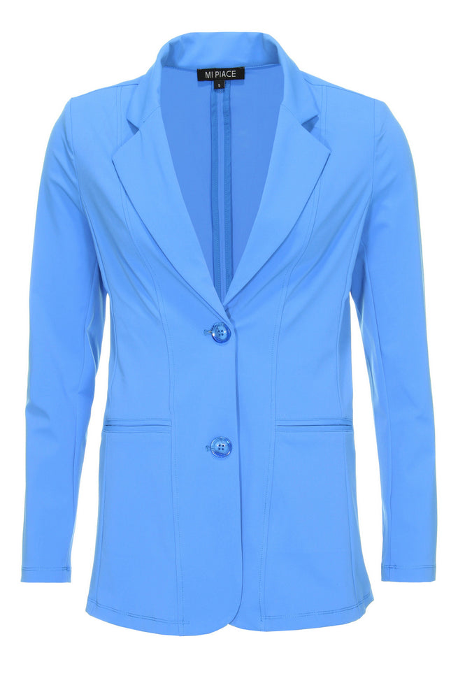 Mi Piace Travel blazer azure blue 202102A Stretchshop.nl