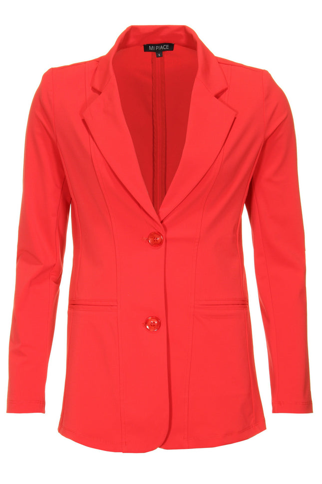 Mi Piace Travel blazer rood 202102A Stretchshop.nl