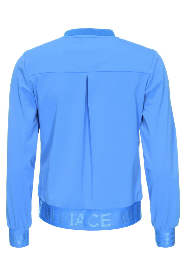 Mi Piace Travel jacket logo azure blue 202250 Stretchshop.nl