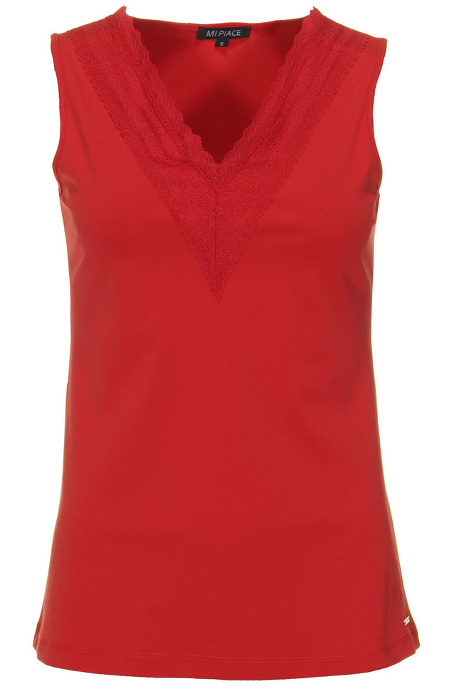 Mi Piace Travel top dark red 202254 Stretchshop.nl