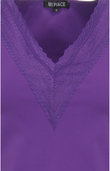 Mi Piace Travel top purple 202254 Stretchshop.nl