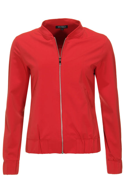 Mi Piace Travel jacket dark red 202463 Stretchshop.nl