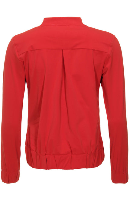 Mi Piace Travel jacket dark red 202463 Stretchshop.nl