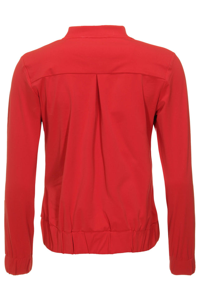 Mi Piace Travel jacket dark red 202463 Stretchshop.nl