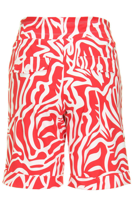 Mi Piace Travel short red graphic 202423 Stretchshop.nl