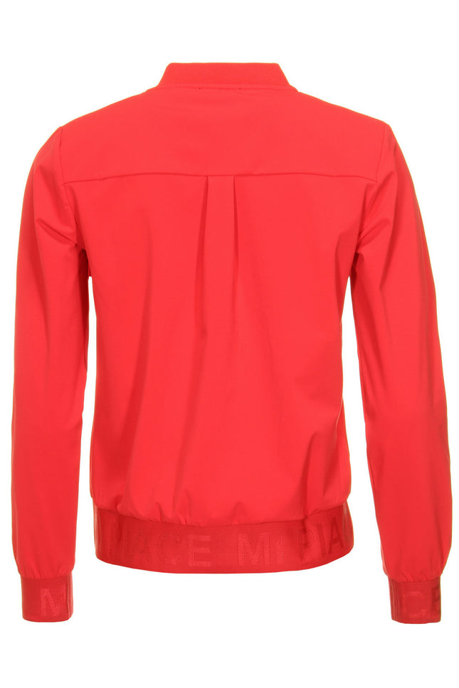 Mi Piace Travel jacket logo rood 202250 Stretchshop.nl